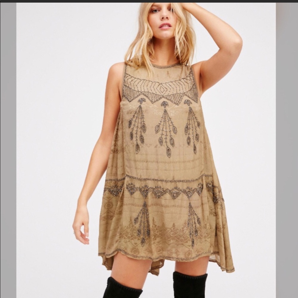 NWOT Free People Delilah Shift Dress